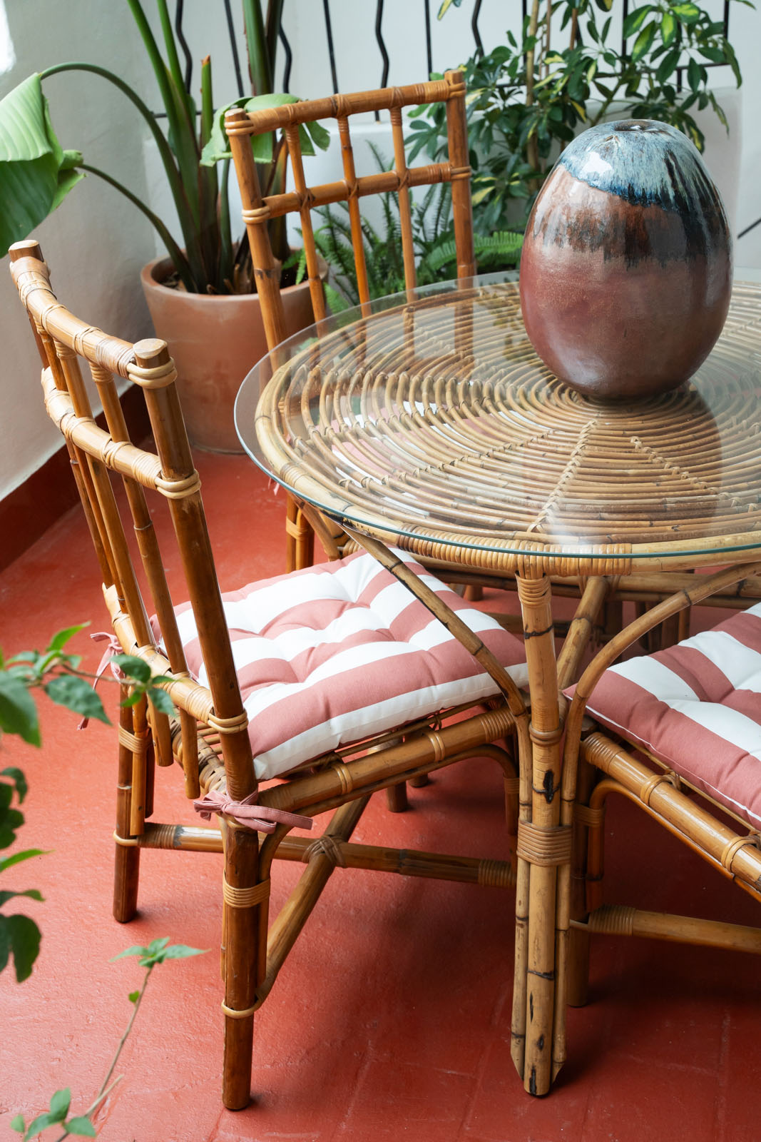 Conjunto de jardín en bambú