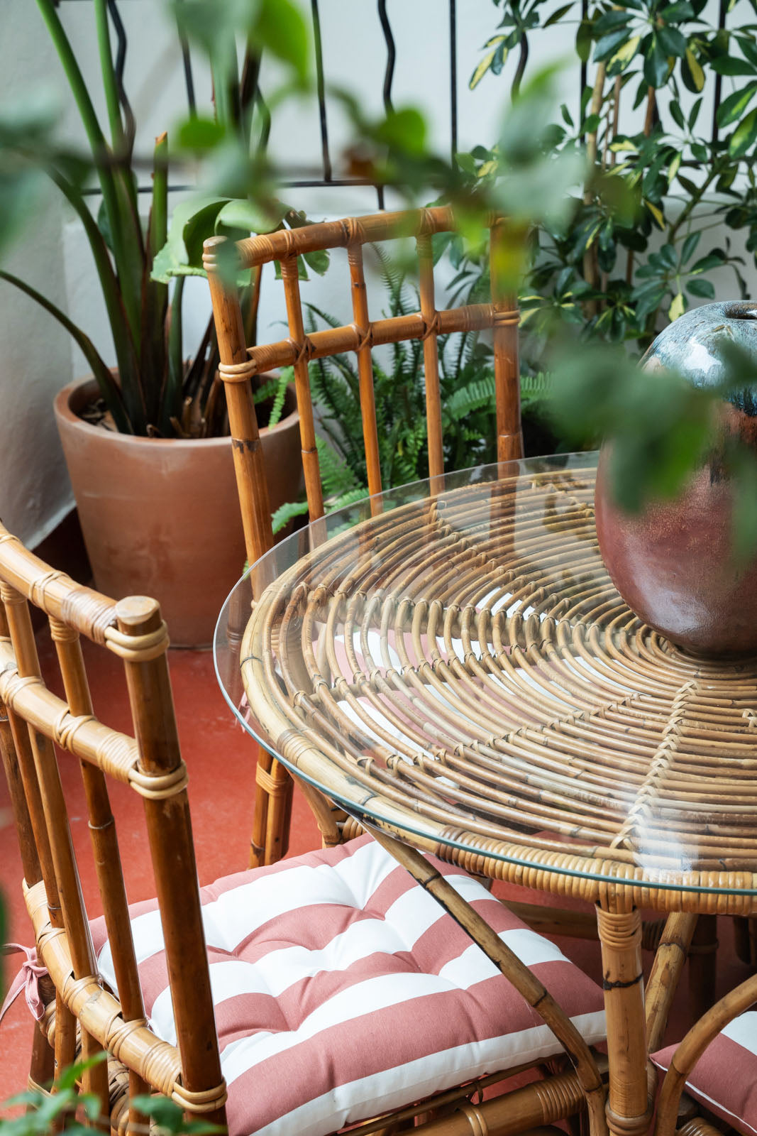 Conjunto de jardín en bambú