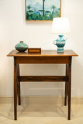 Small Art Nouveau oak console table