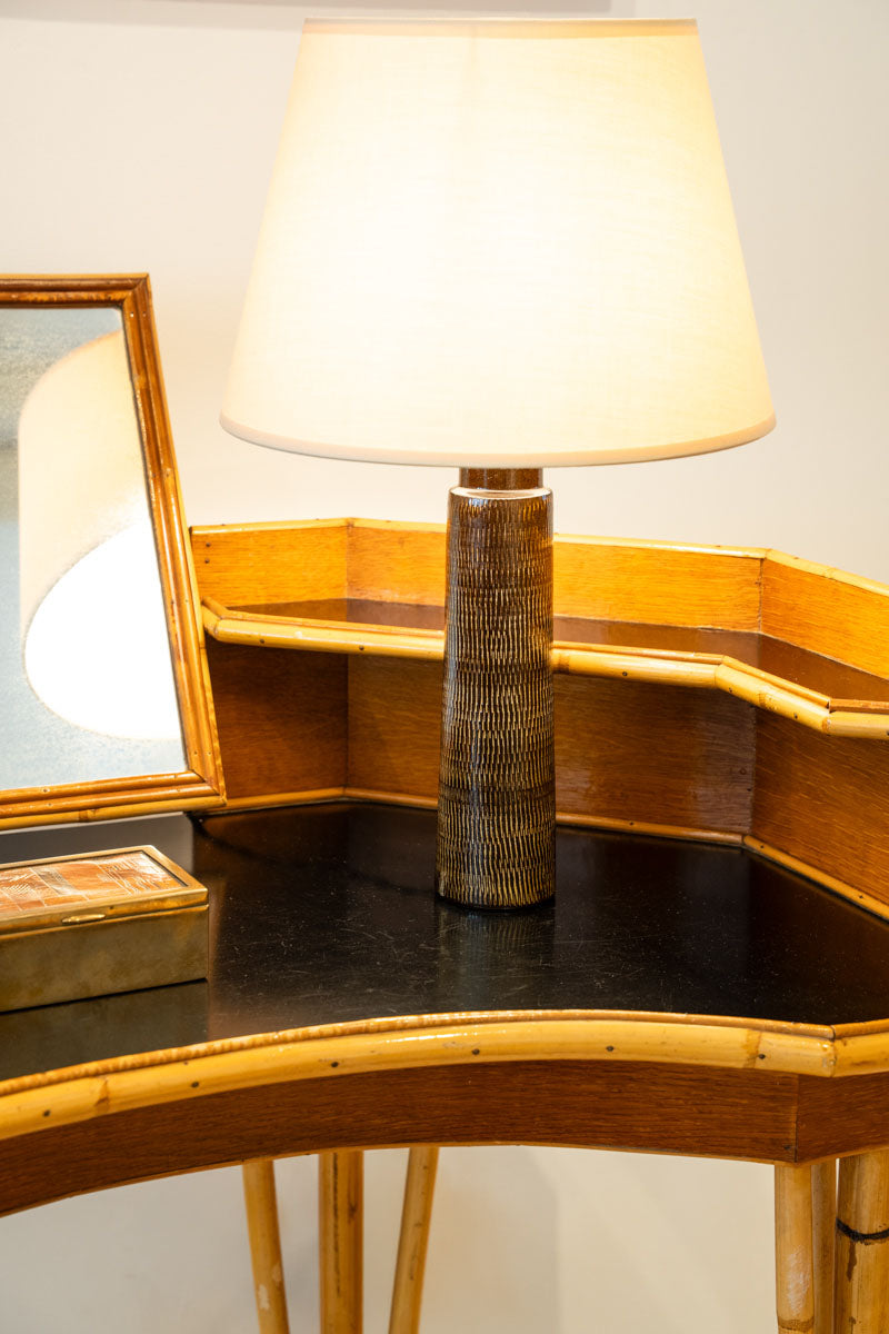Lampe à poser en céramique émaillée