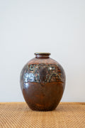 Glazed porcelain vase