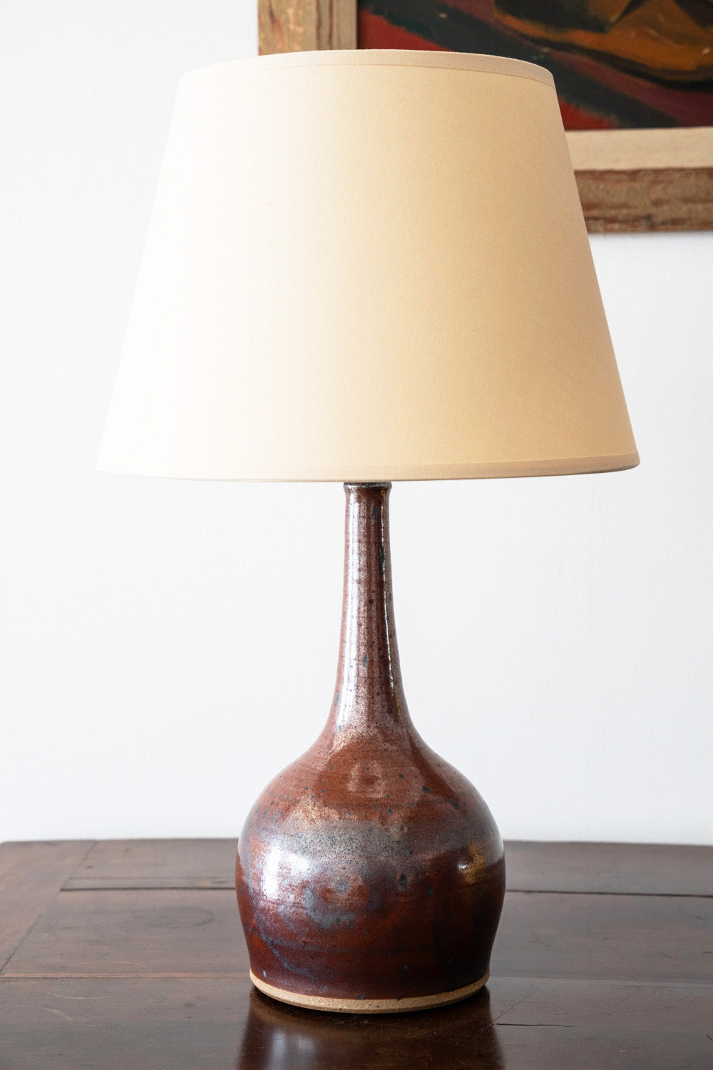Lampe à poser en céramique émaillée