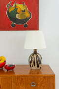 Petite lampe en céramique émaillée