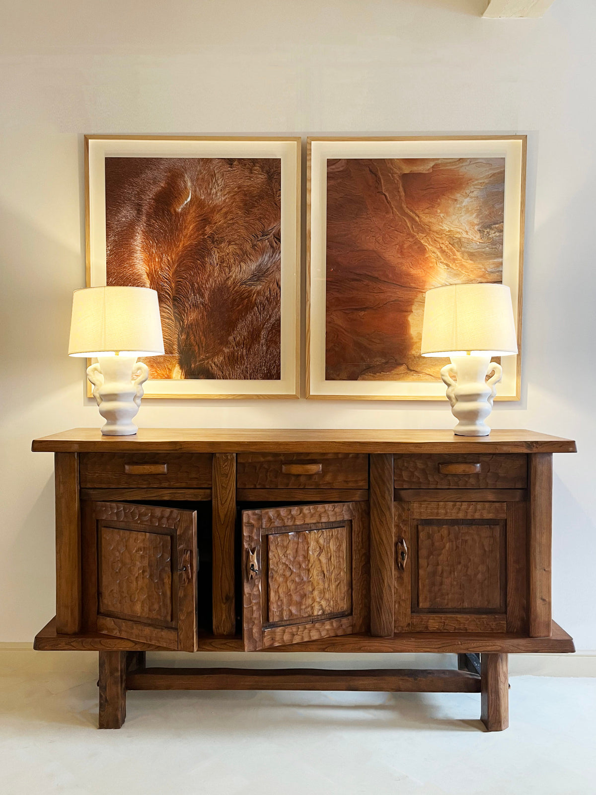 Grande mueble bufé de olmo