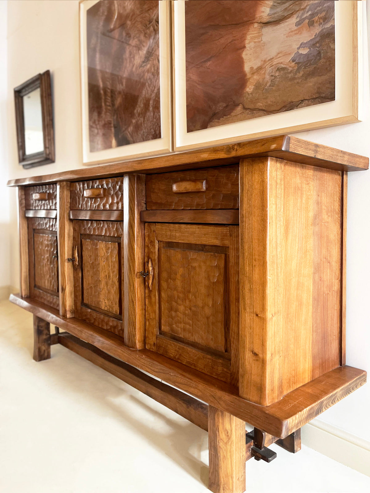 Grande mueble bufé de olmo