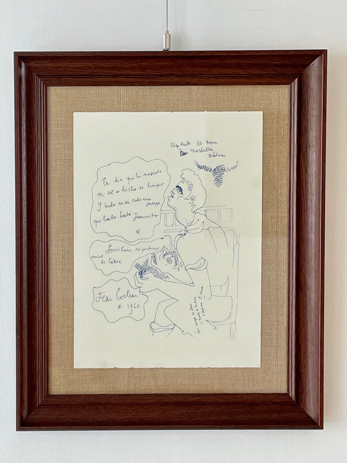 Lithographie Jean Cocteau