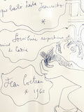 Lithographie Jean Cocteau