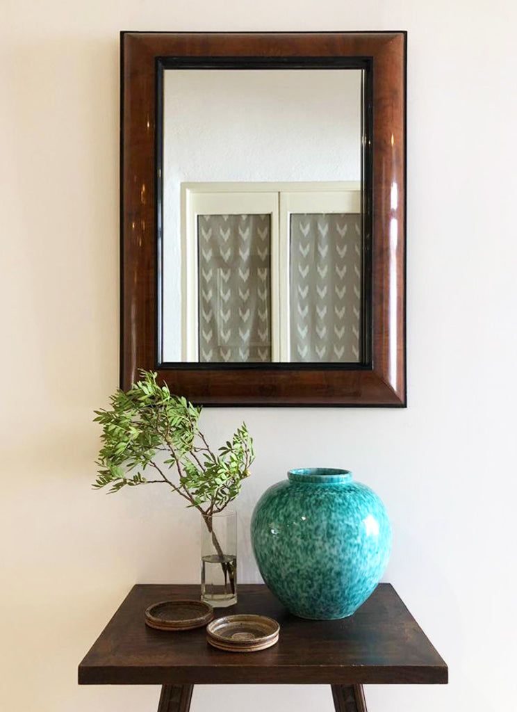 Large turquoise ceramic vase