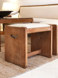 Paire de tabourets en pin