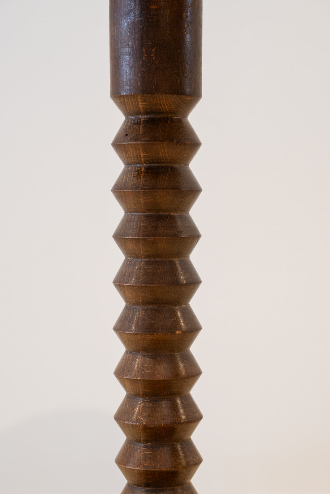 Mesa auxiliar circular de roble