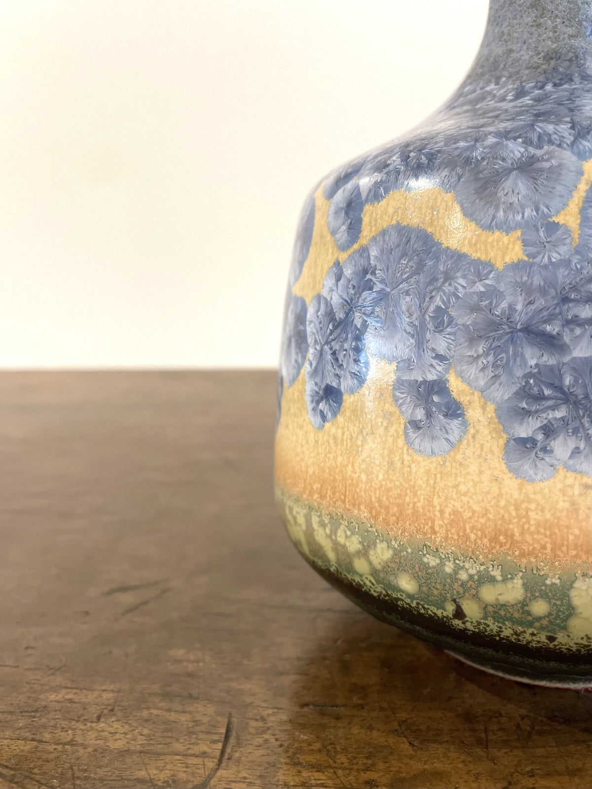 Paire de lampes bleues en céramique