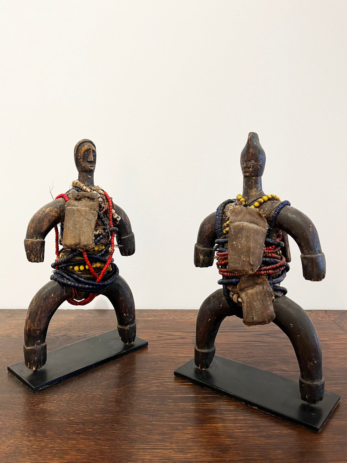 Carved wooden dolls