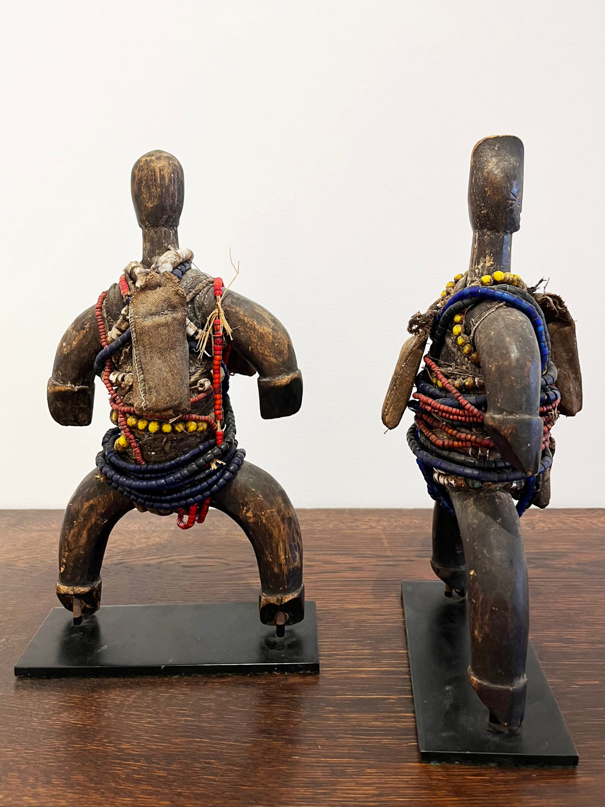 Carved wooden dolls