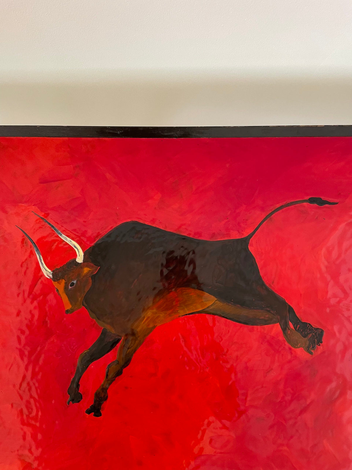 Larga mesa de café «toros»