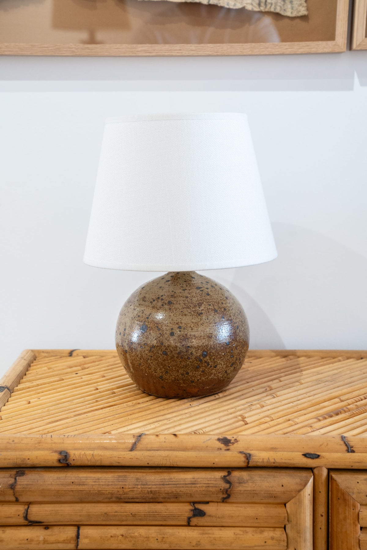 Paire de lampes à poser en grès