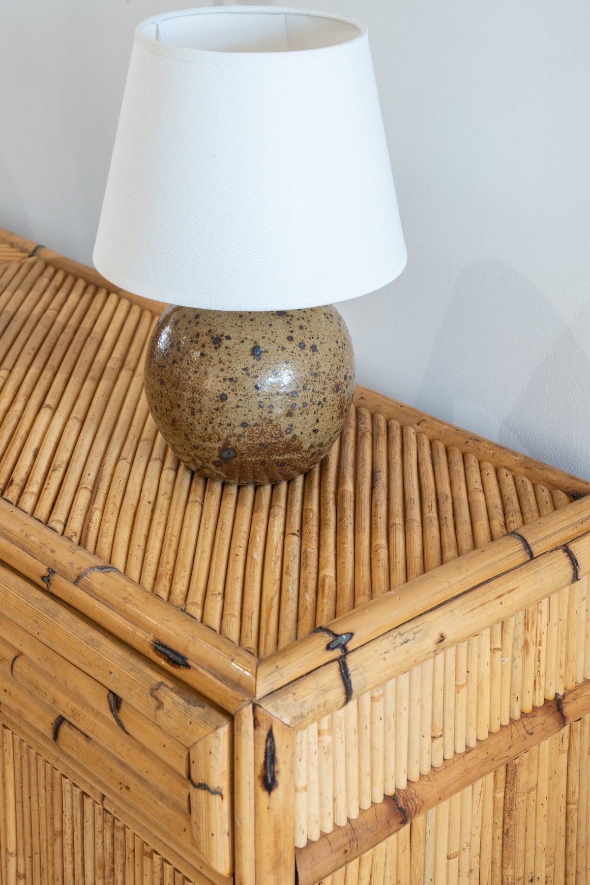 Paire de lampes à poser en grès