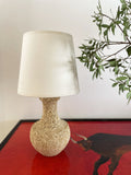 Small stone table lamp