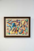 Polychrome abstarct gouache