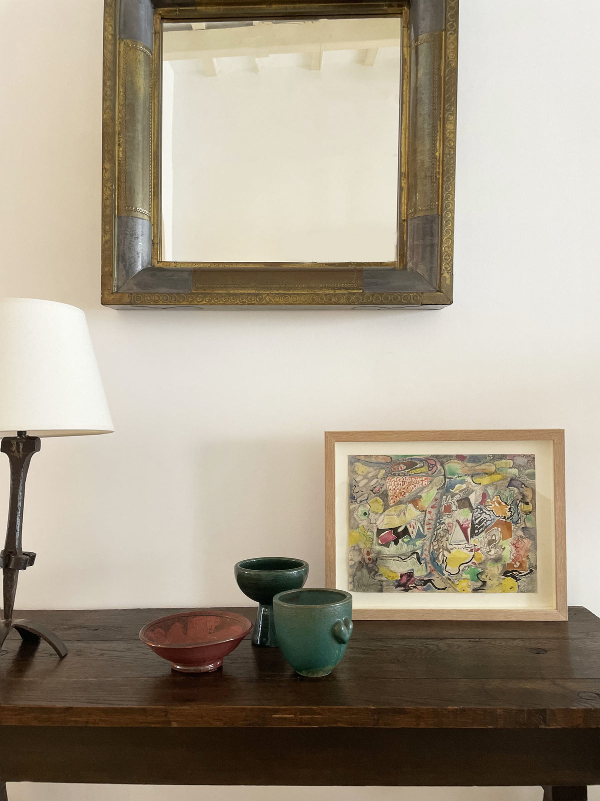 Aquarelle polychrome sur papier