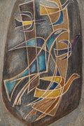 Peinture aux cinq oiseaux