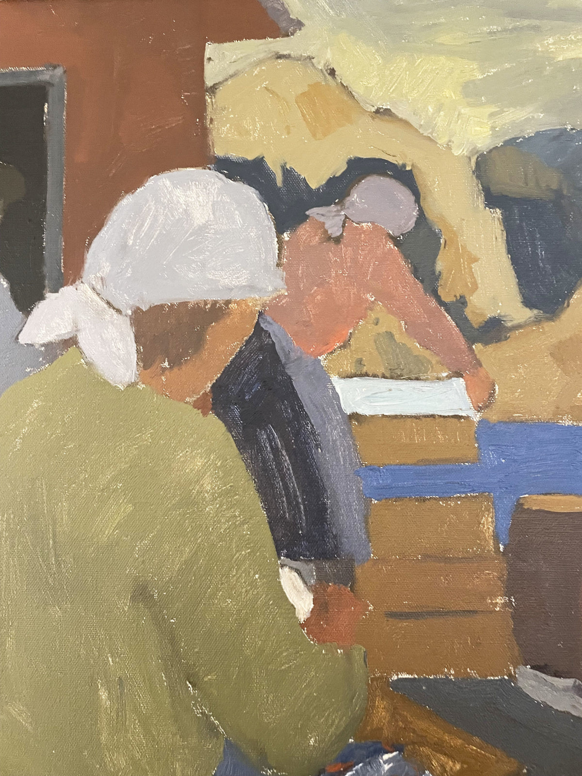 Huile polychrome sur toile