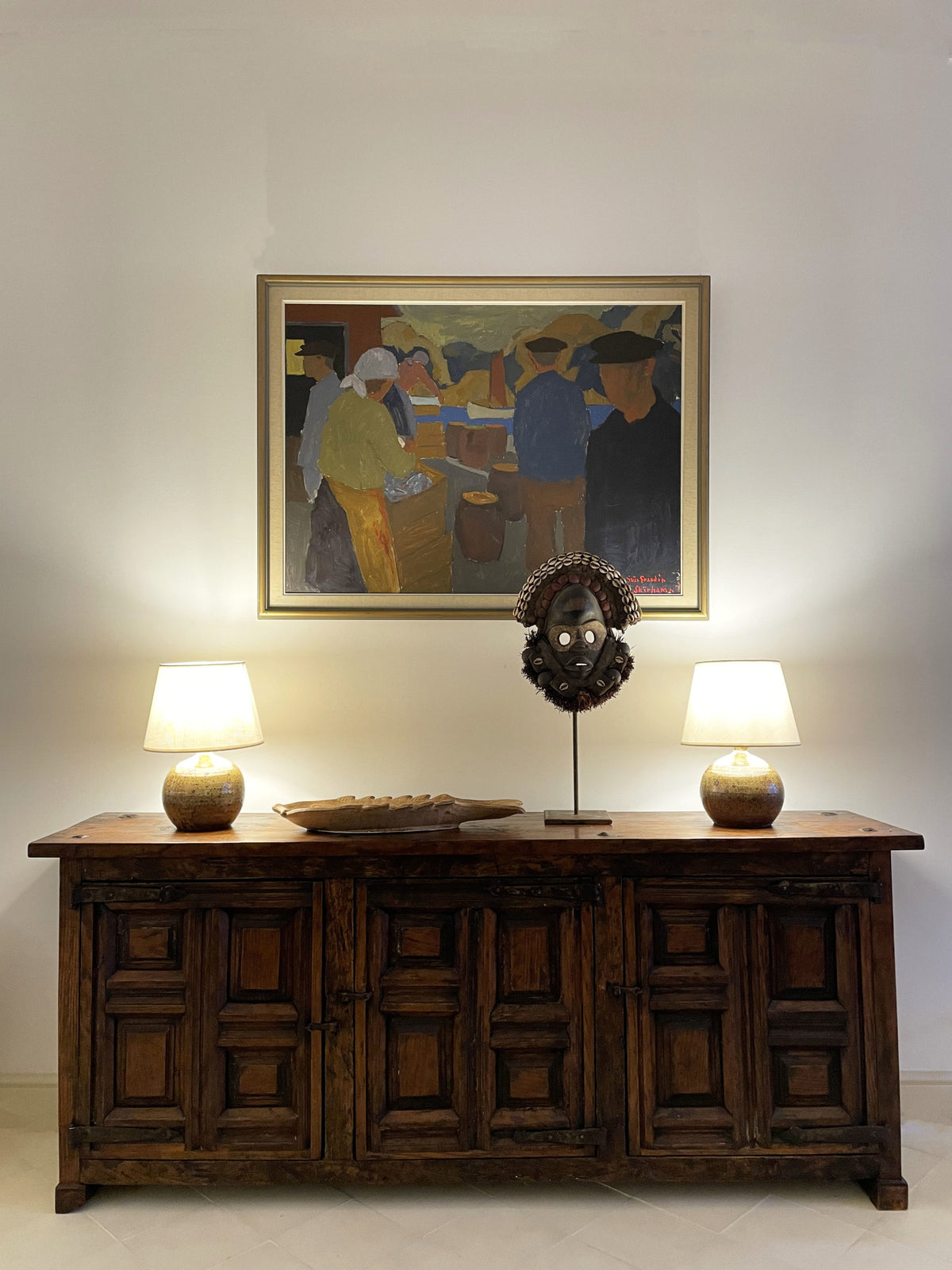 Huile polychrome sur toile