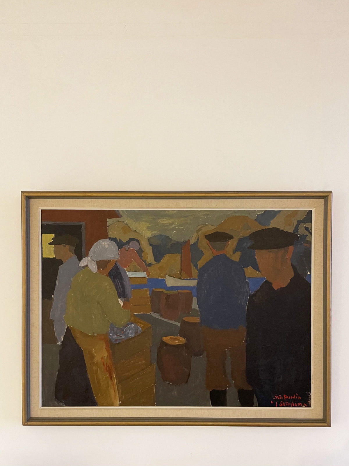 Huile polychrome sur toile