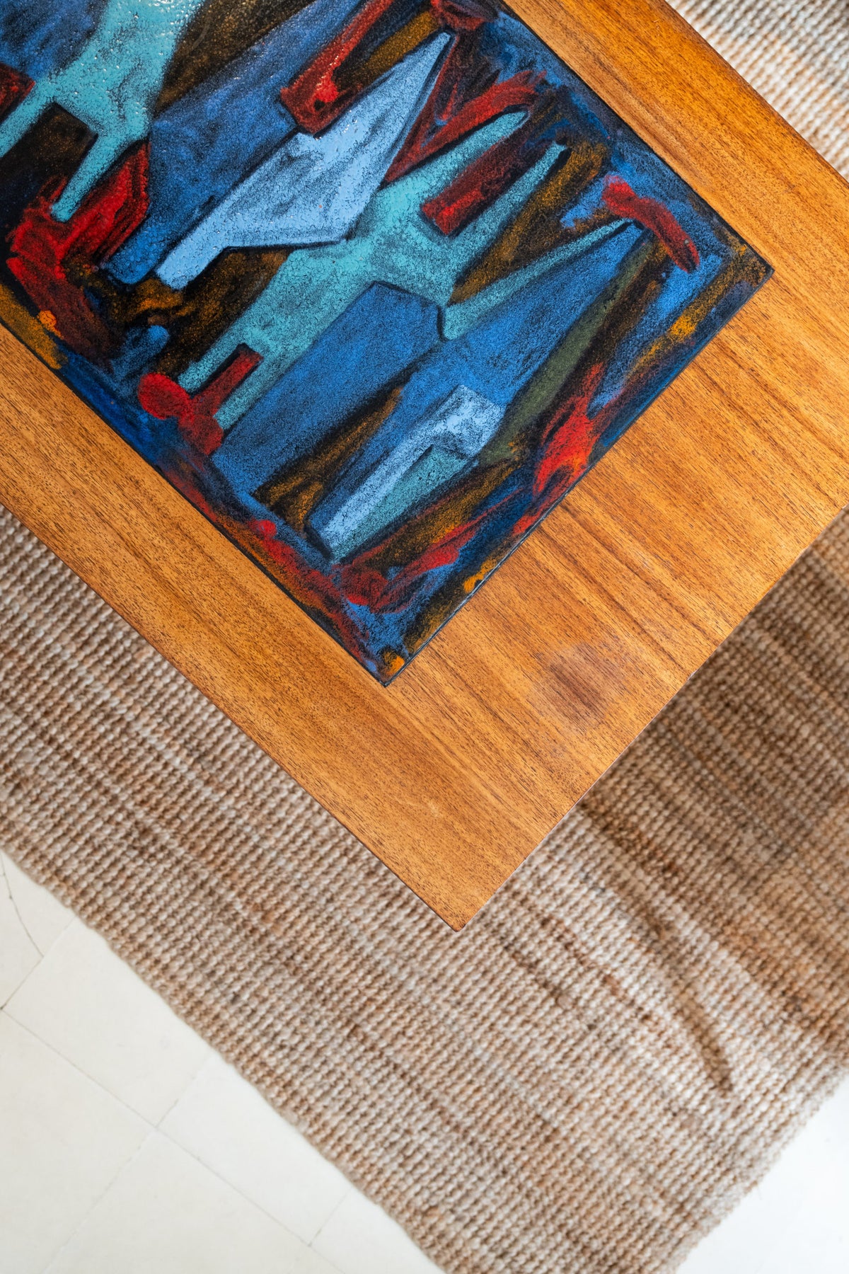 Grande table basse en palissandre