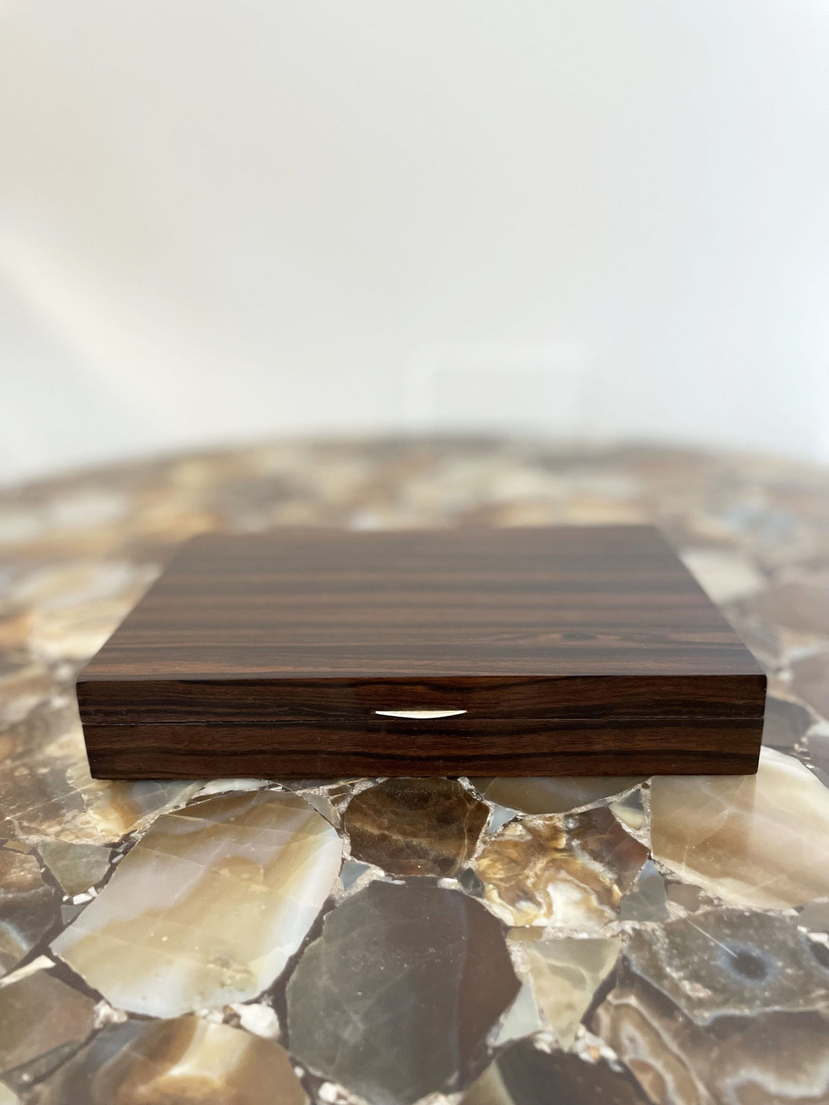 Caja Art Deco de ébano de Macassar