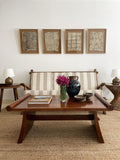 Art Deco walnut coffee table