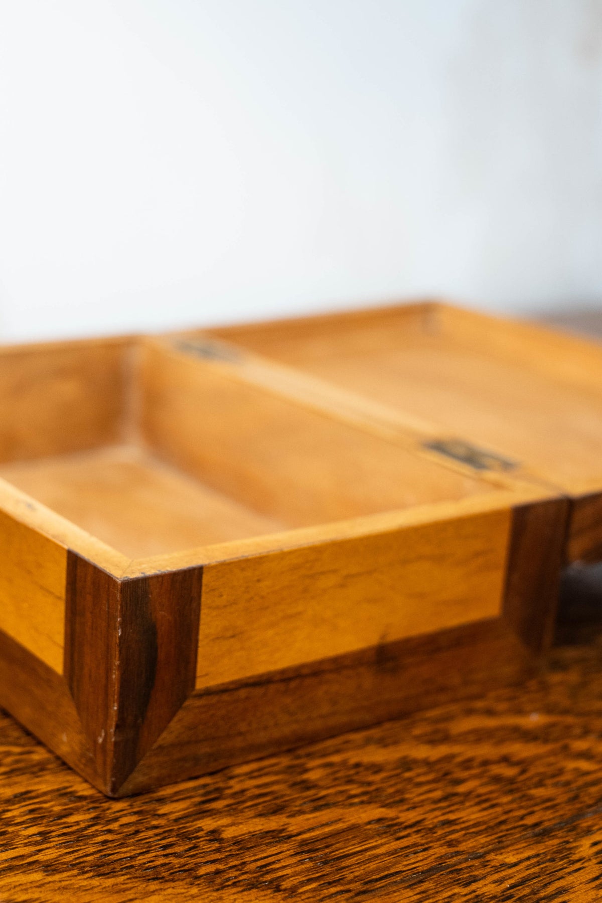 Boîte en bois marqueté