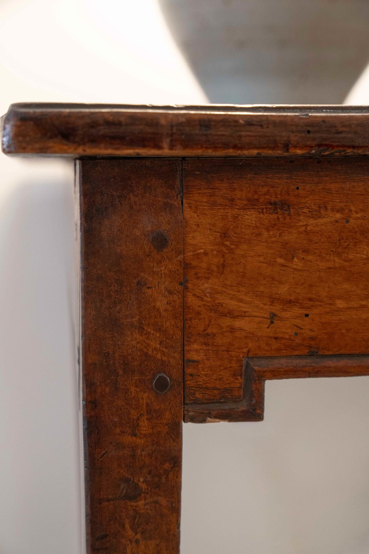 A walnut desk