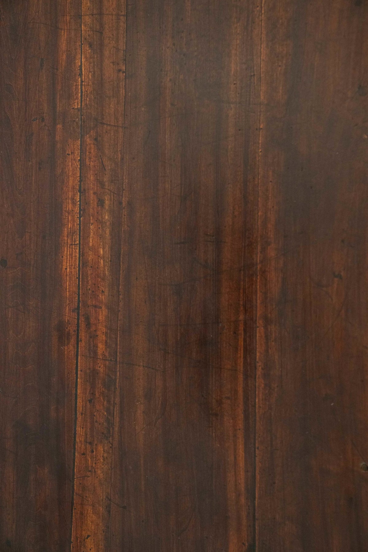 A walnut desk