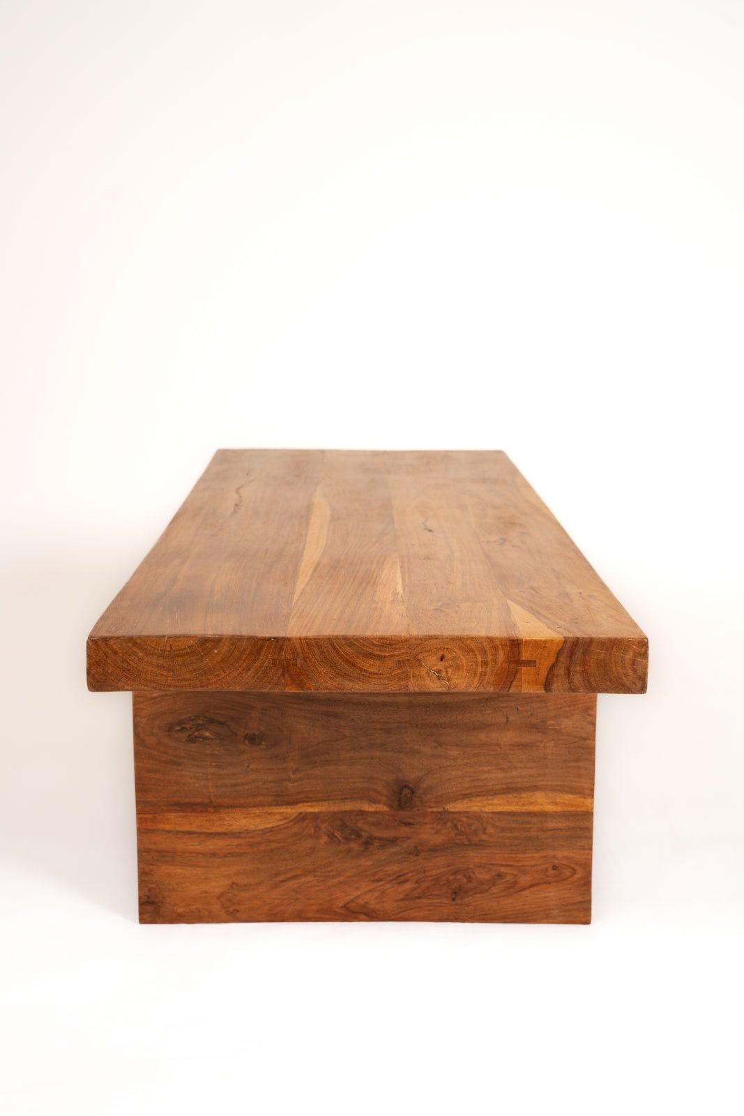Mesa de café rectangular de nogal