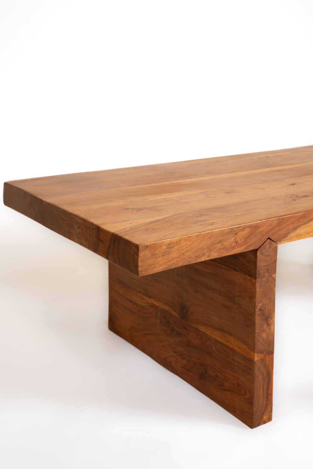 Mesa de café rectangular de nogal