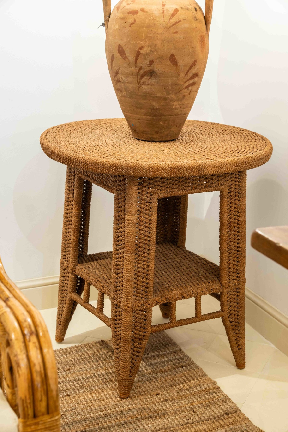 Large rope occasional table