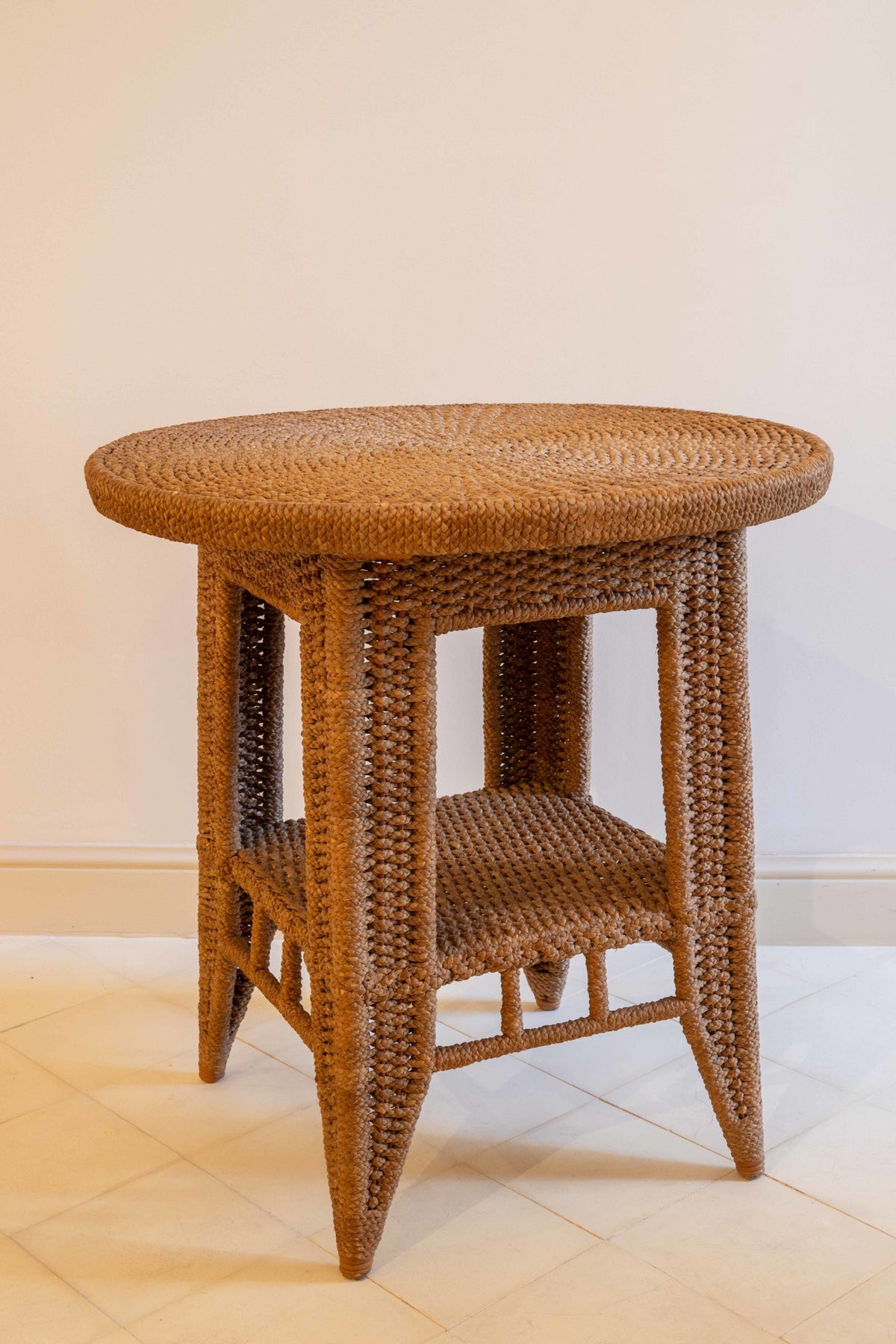 Large rope occasional table