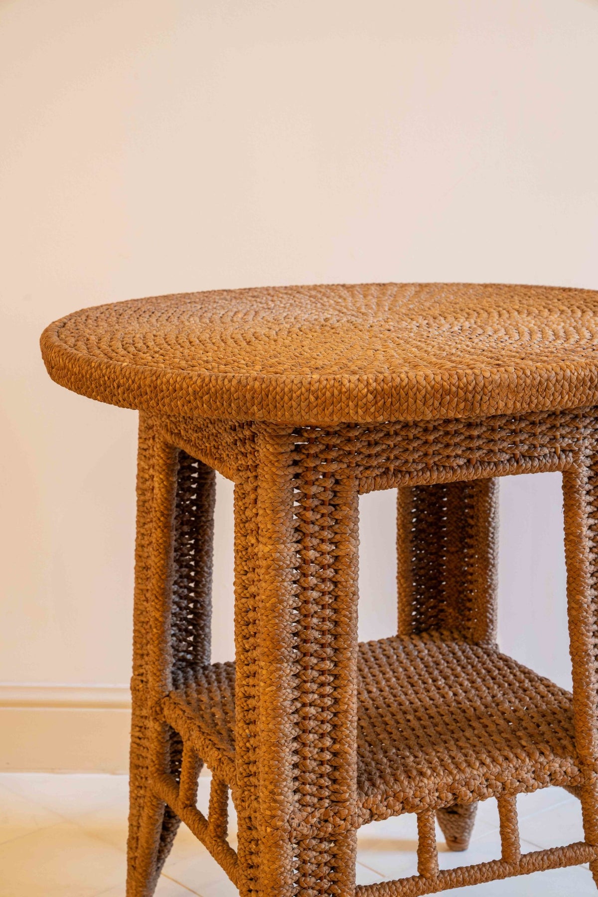 Large rope occasional table