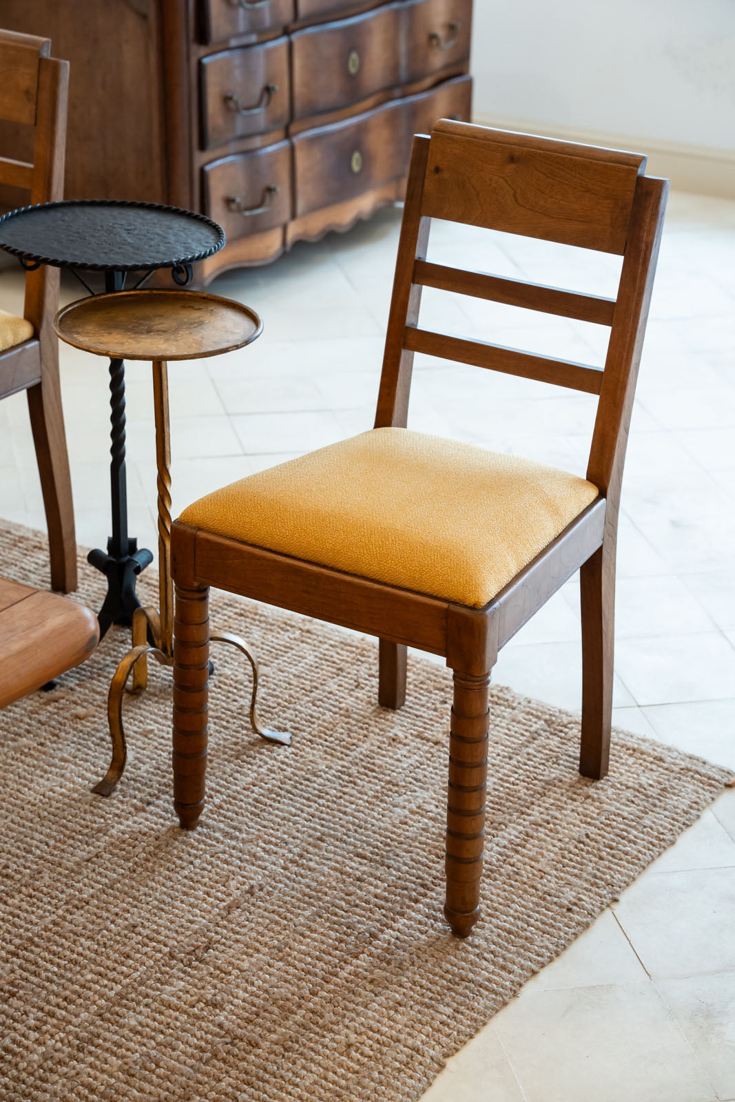 Paire de chaises en chêne