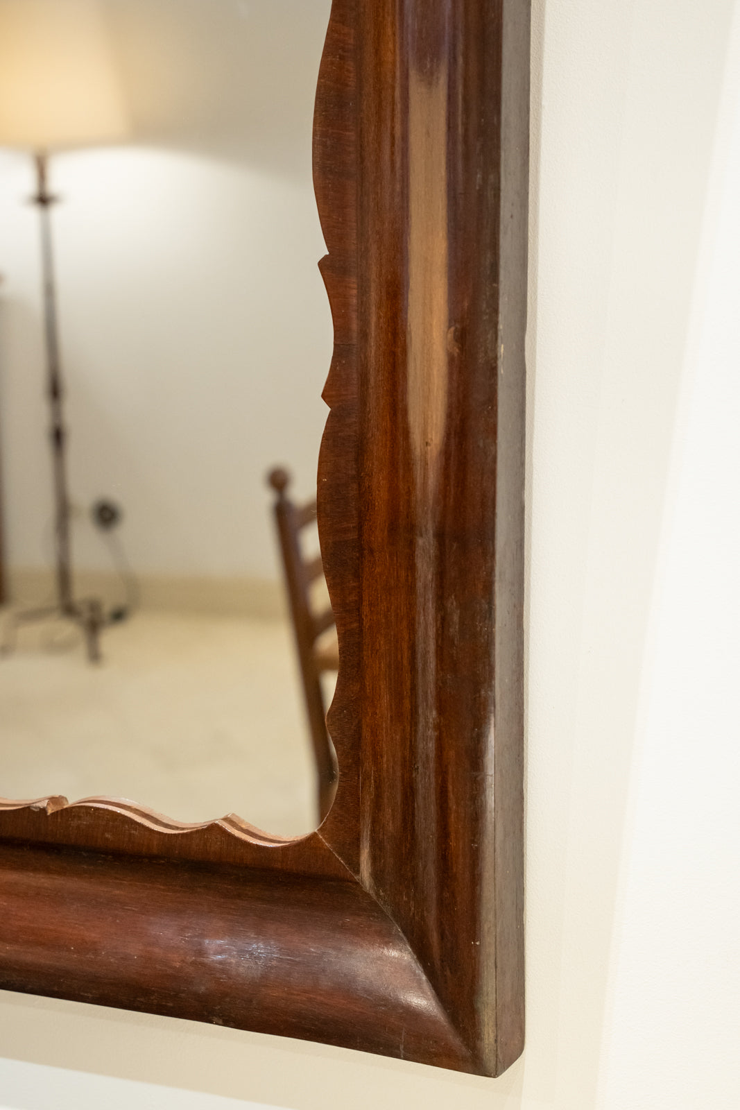 Mahogany mirror