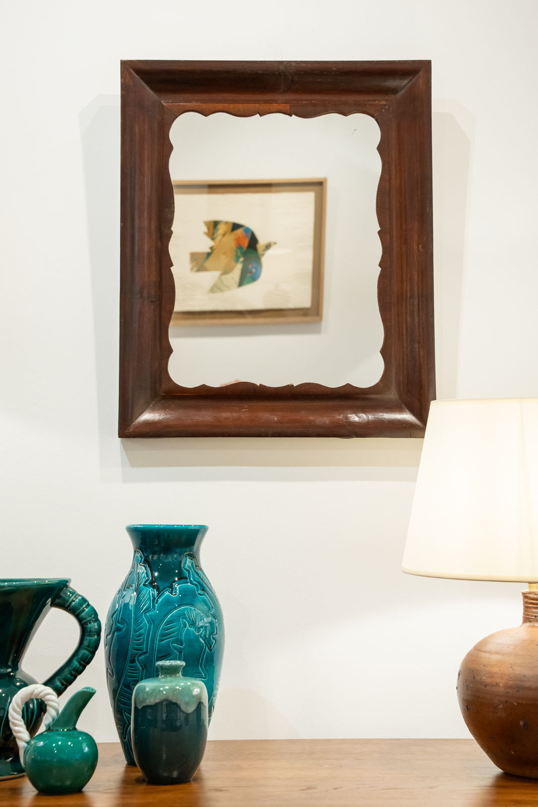 Mahogany mirror