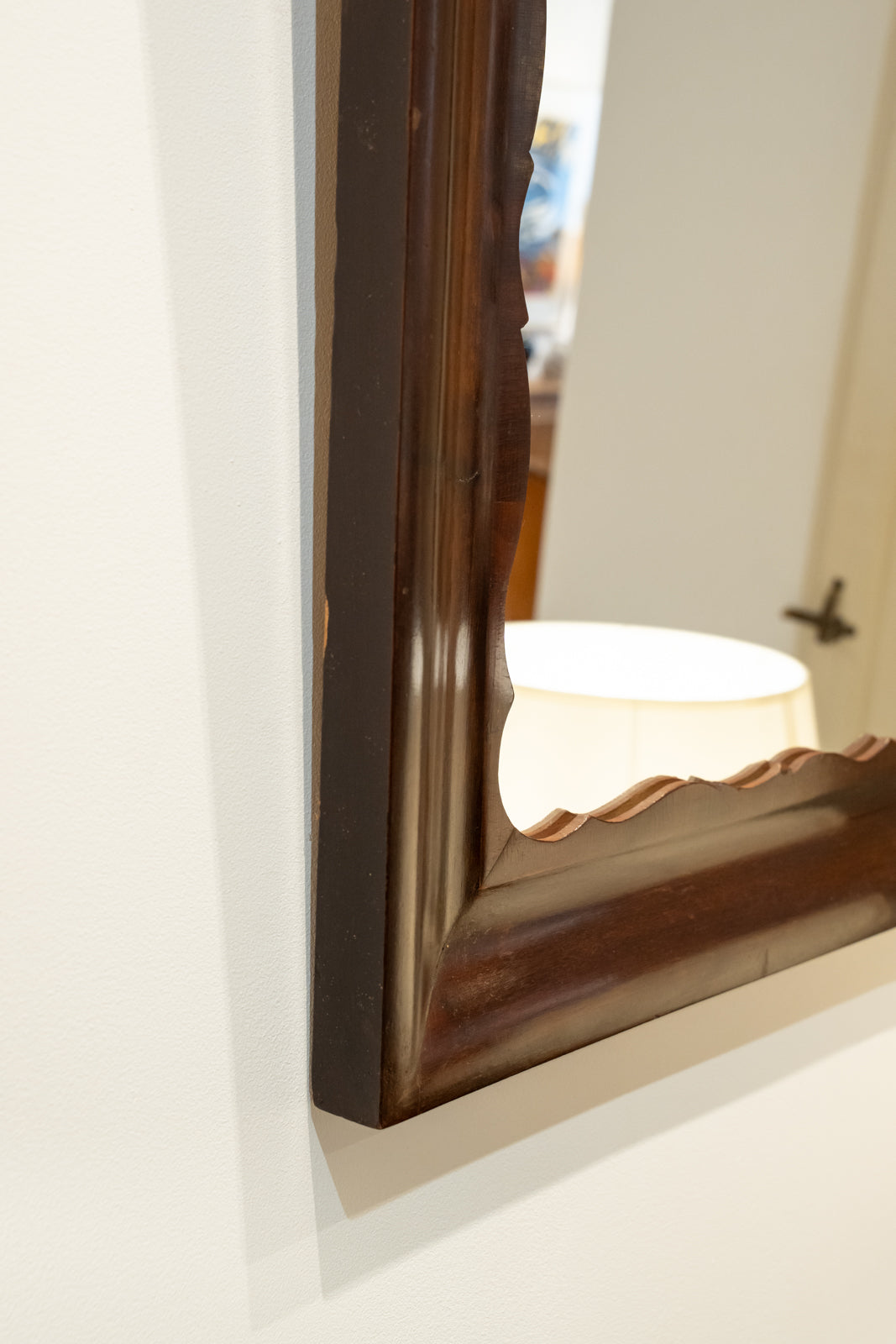 Mahogany mirror
