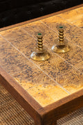 Paire de chandeliers en laiton