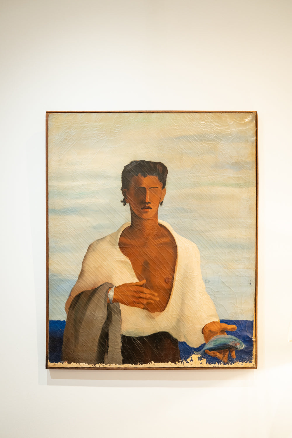 A painting in the Mahon gallery