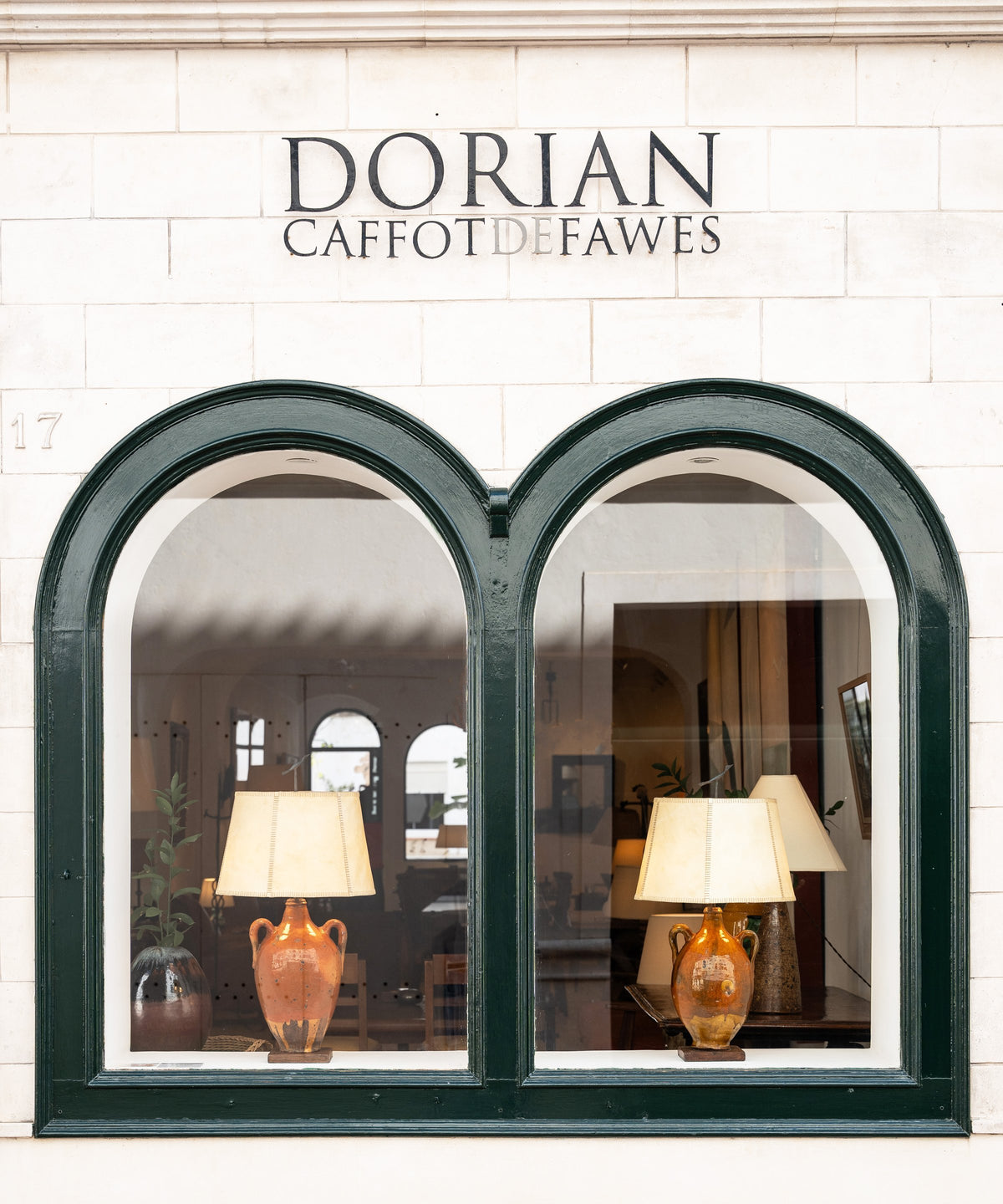 Dorian Caffot de Fawes gallery facade, Carrer de Bastió, Maó